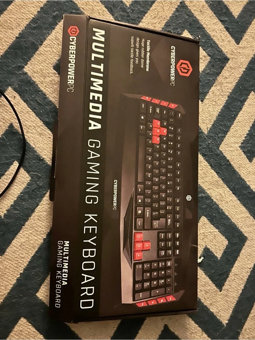 CyberPowerPC Black & Red Gaming Keyboard